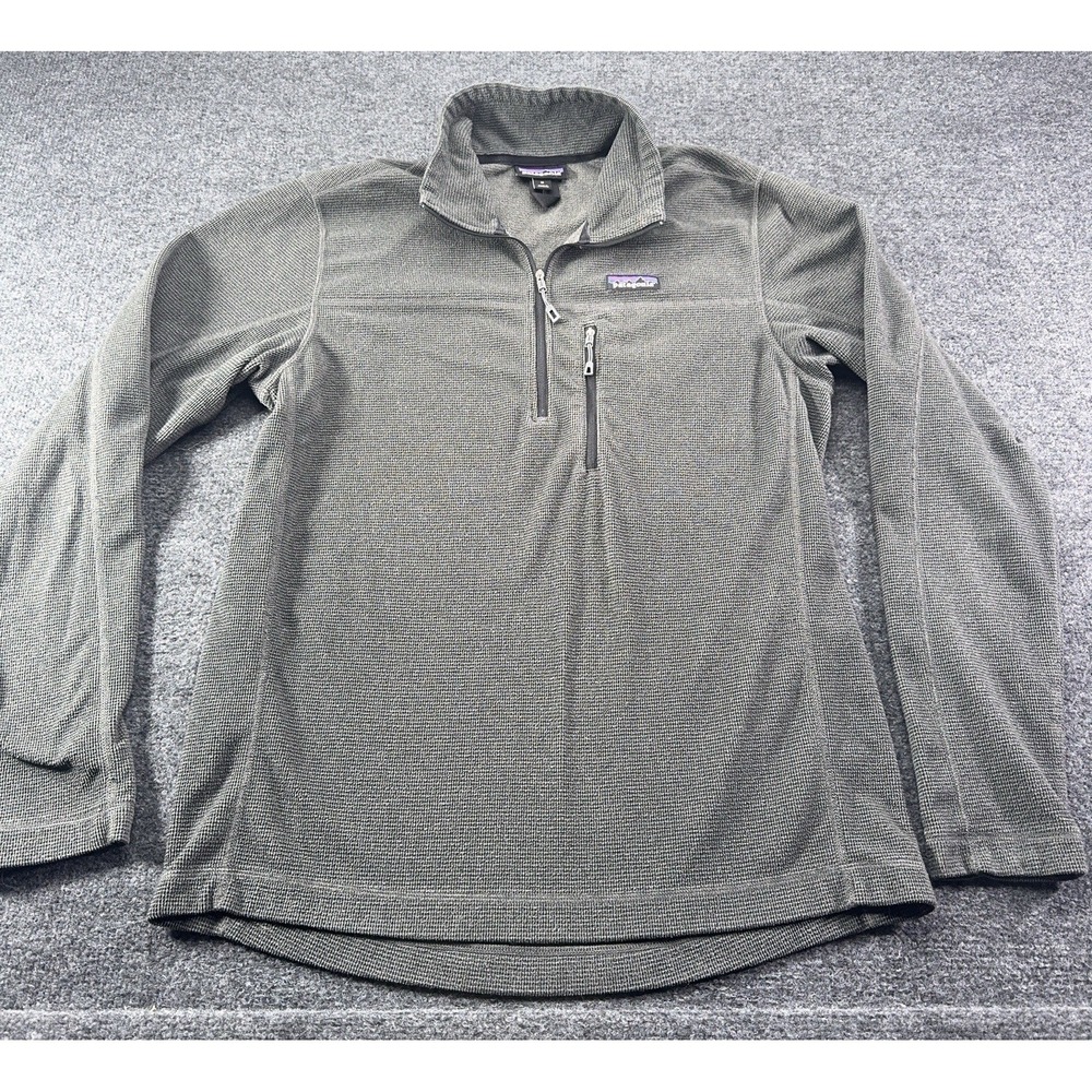 Patagonia‎ Men's common threads Sweater 1/4-Zip  Pullover Jacket Size M EUC
